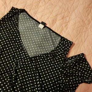 Torrid polka dot top